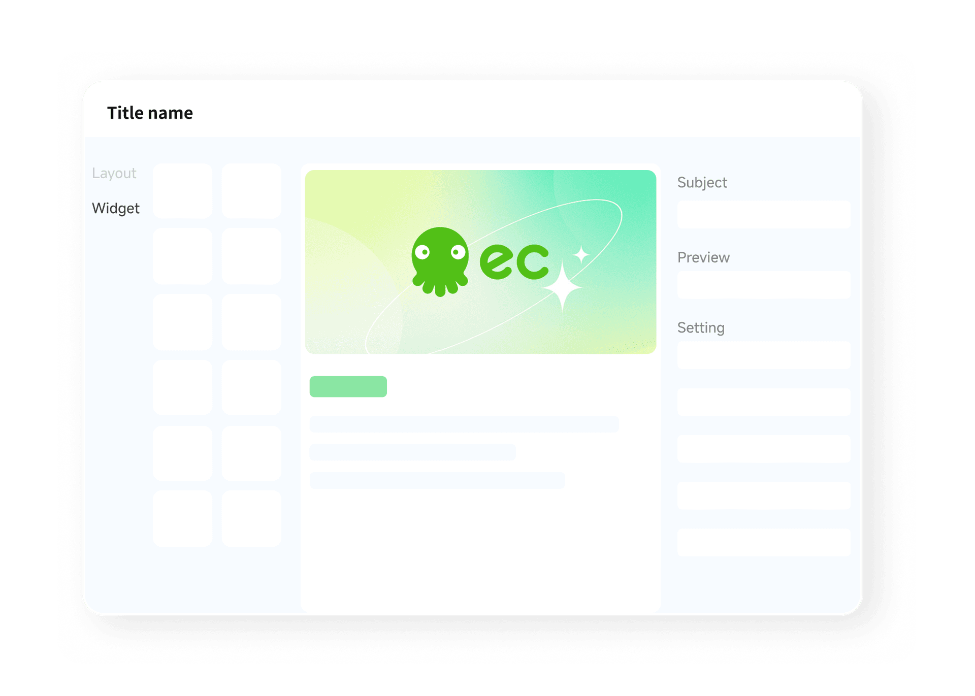 Customizable Email templates